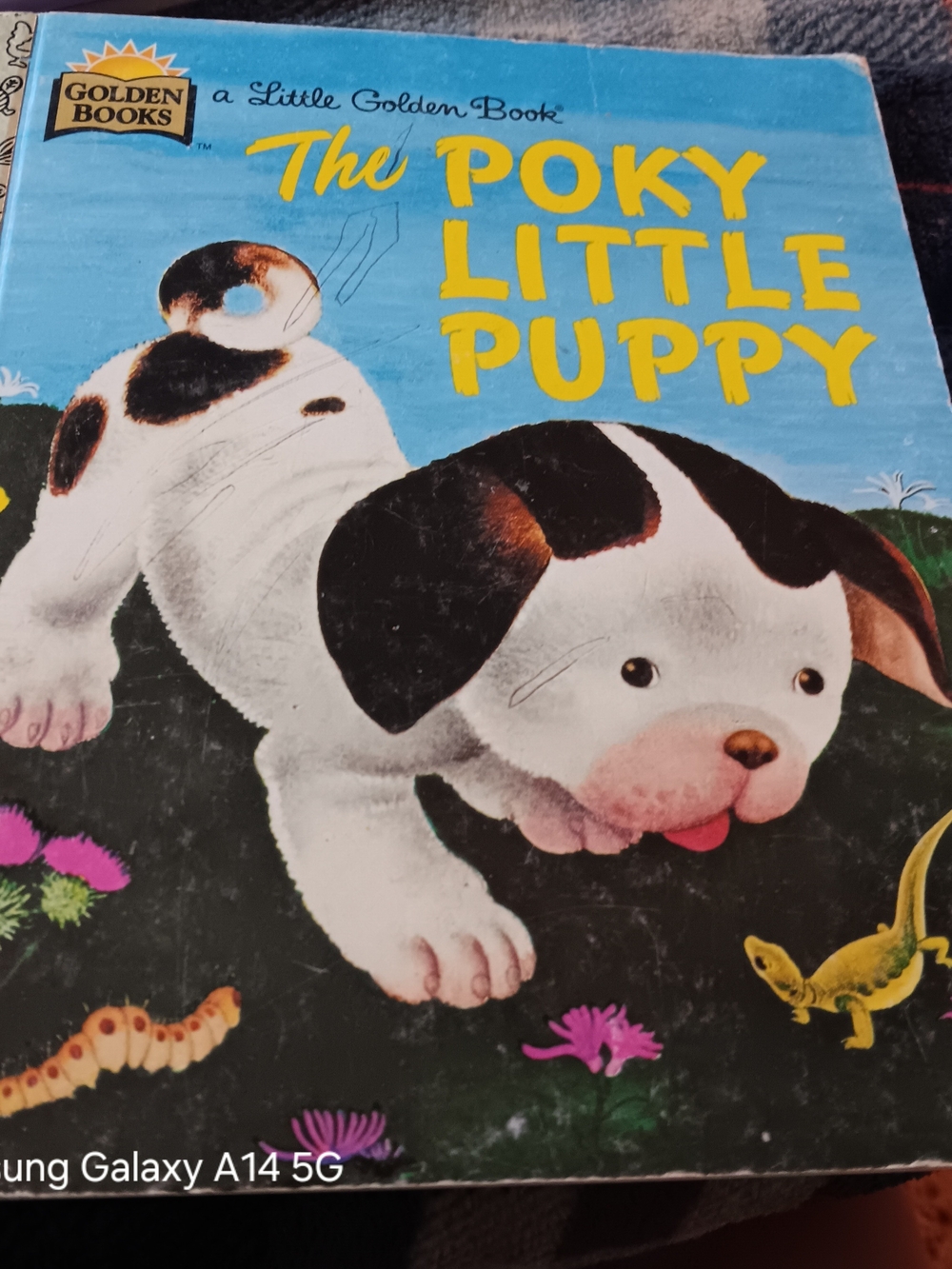 Golden Books The Poky Little Puppy - White & Black Cover 1970